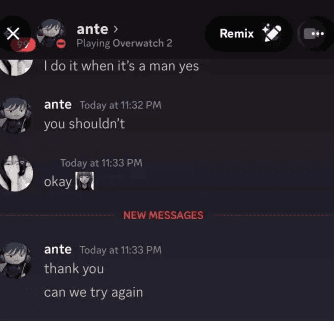 asking for another chance